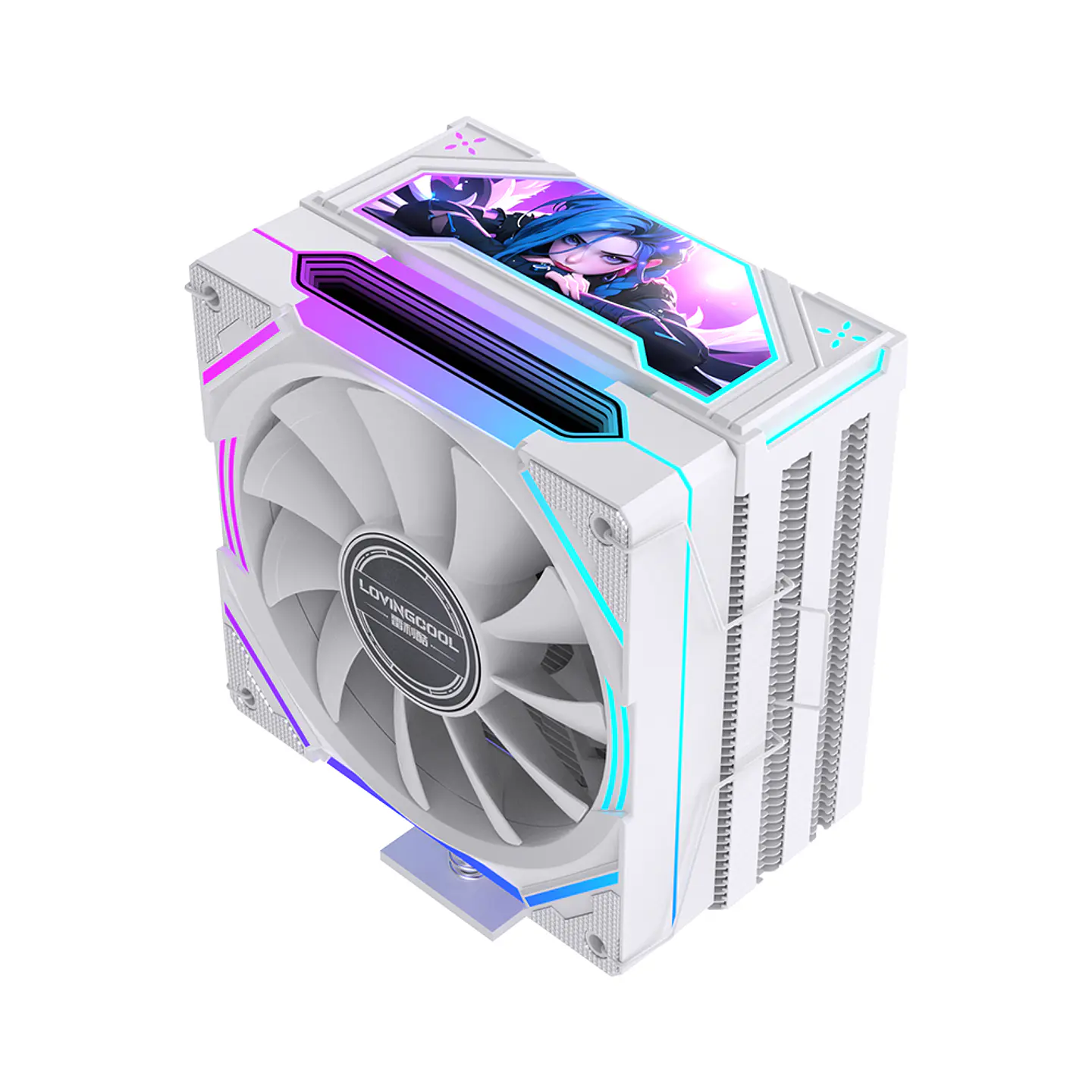 Enfriador Cpu Lovingcool 120mm Tdp 220w  Amd Intel 63 Cfm 5