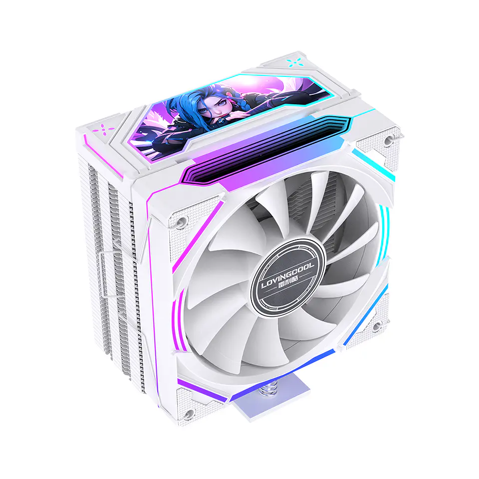 Enfriador Cpu Lovingcool 120mm Tdp 220w  Amd Intel 63 Cfm 8