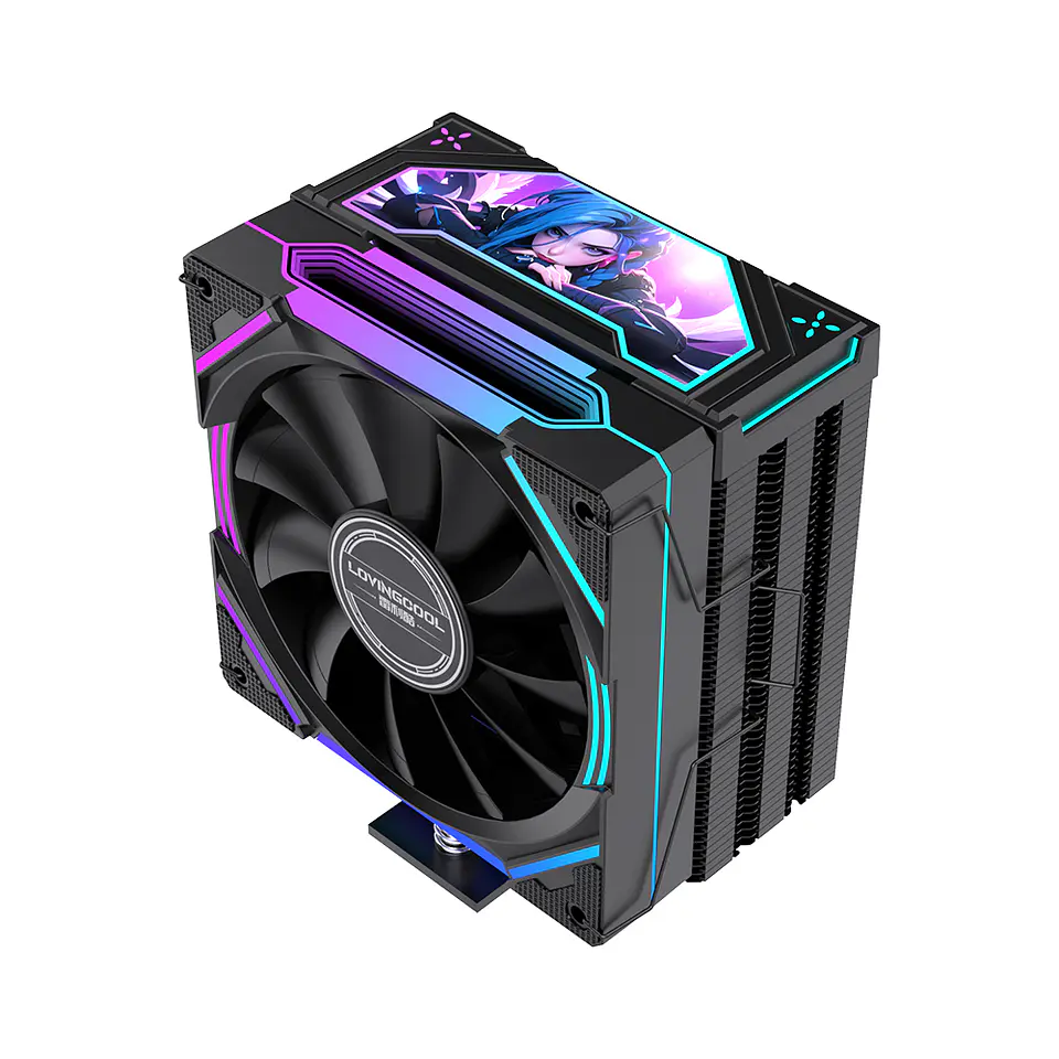 Enfriador Cpu Lovingcool 120mm Tdp 220w  Amd Intel 63 Cfm 9