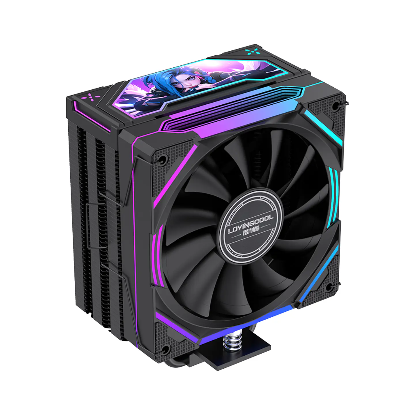 Enfriador Cpu Lovingcool 120mm Tdp 220w  Amd Intel 63 Cfm 12