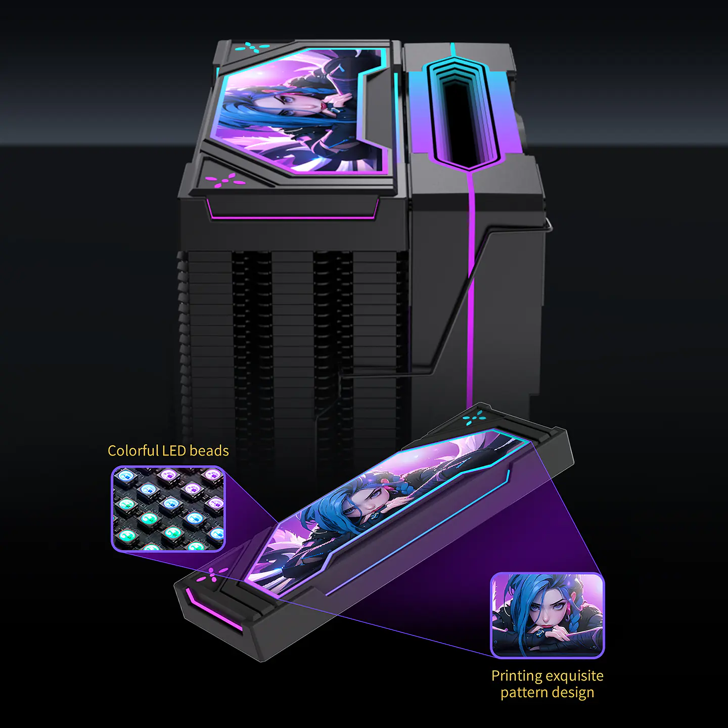Enfriador Cpu Lovingcool 120mm Tdp 220w  Amd Intel 63 Cfm 16