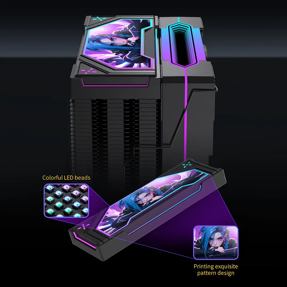 Enfriador Cpu Lovingcool 120mm Tdp 220w  Amd Intel 63 Cfm 16