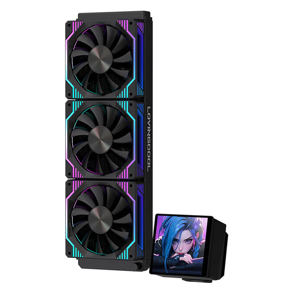 Refrigeracion Liquida Aio Para Pc 360mm Con Pantalla 3,5 Ce 3