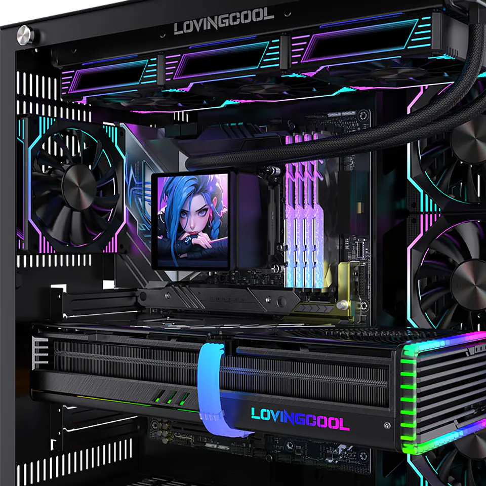 Refrigeracion Liquida Aio Para Pc 360mm Con Pantalla 3,5 Ce 11