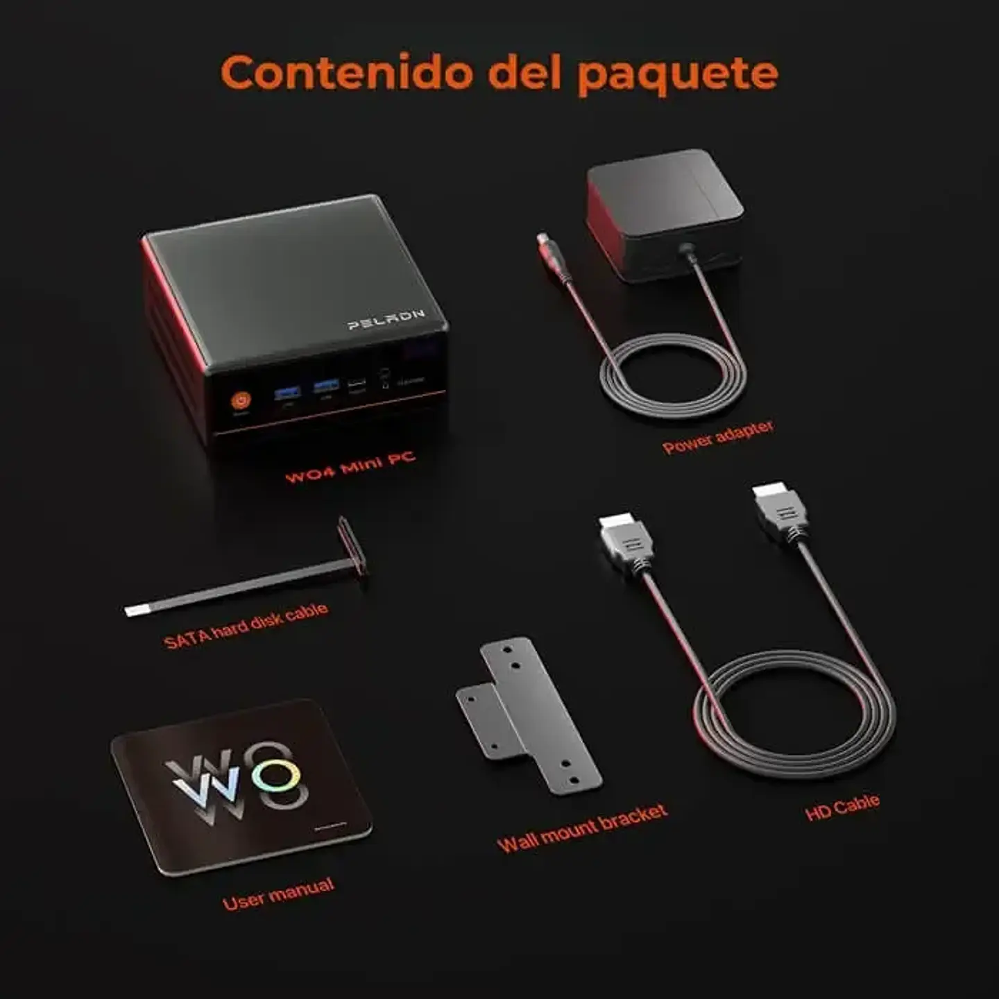Mini PC Ryzen 5 5600H 16GB RAM 512GB SSD Windows Wifi Bluetooth HDMI Oficina Empresa Rapido Computador Compacto Escritorio Negocio Multitarea Bajo Consumo Alto Rendimiento 6