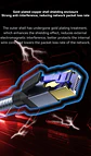 Cable de Red VegGieg CAT8 RJ45 40Gbps 2000MHz Blindado Ethernet Gamer Profesional - Miniatura 10