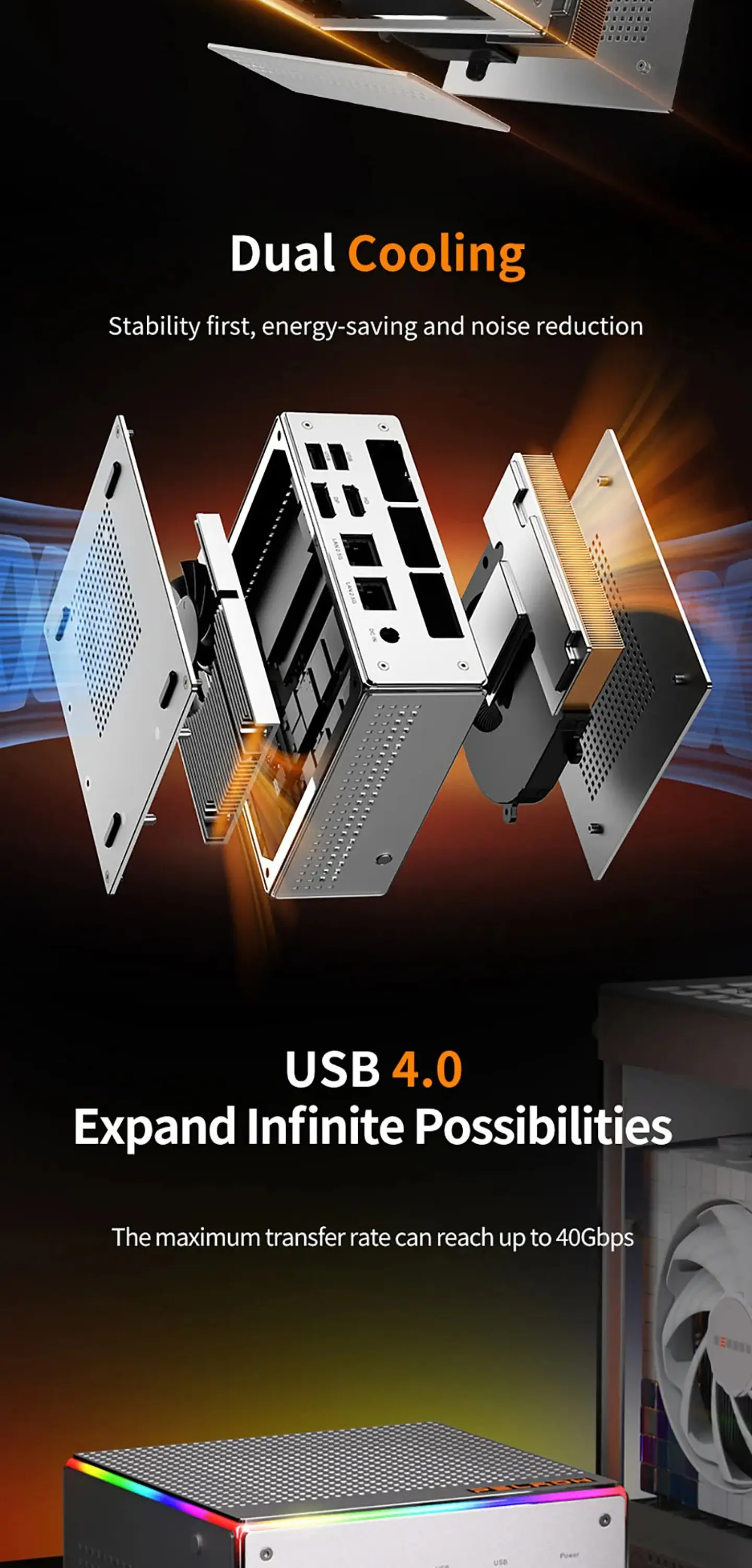 Mini PC PELADN HO4 Intel Core i5-12450H | Potencia Compacta para Oficina, Estudio y Productividad 7