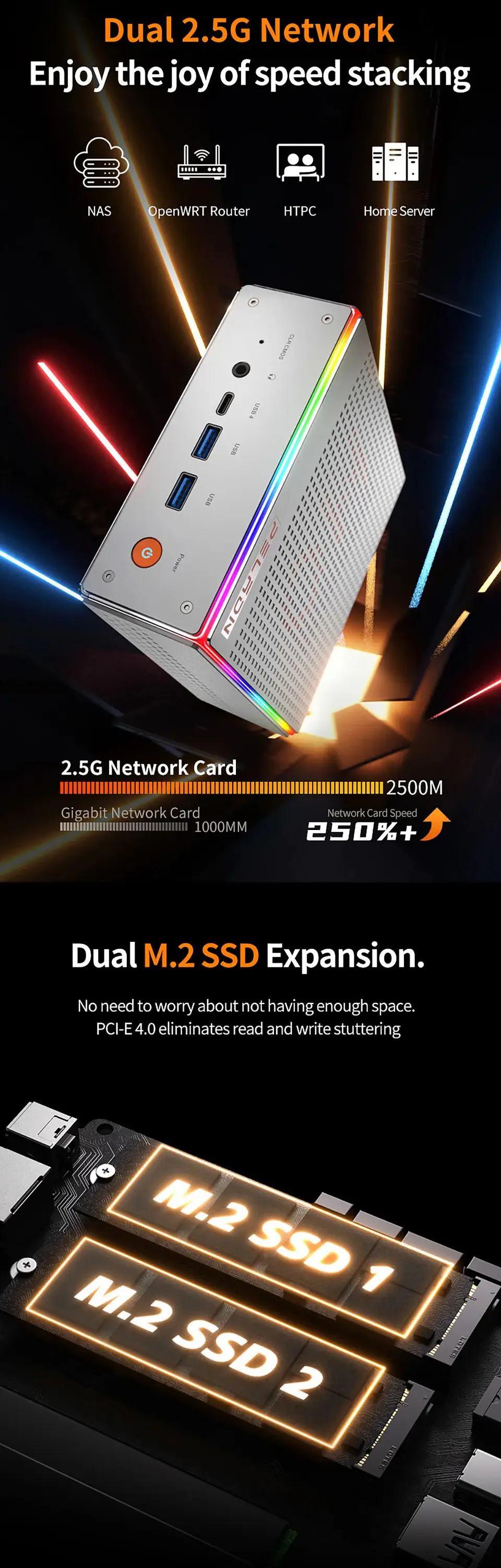 Mini PC PELADN HO4 Intel Core i5-12450H | Potencia Compacta para Oficina, Estudio y Productividad 8