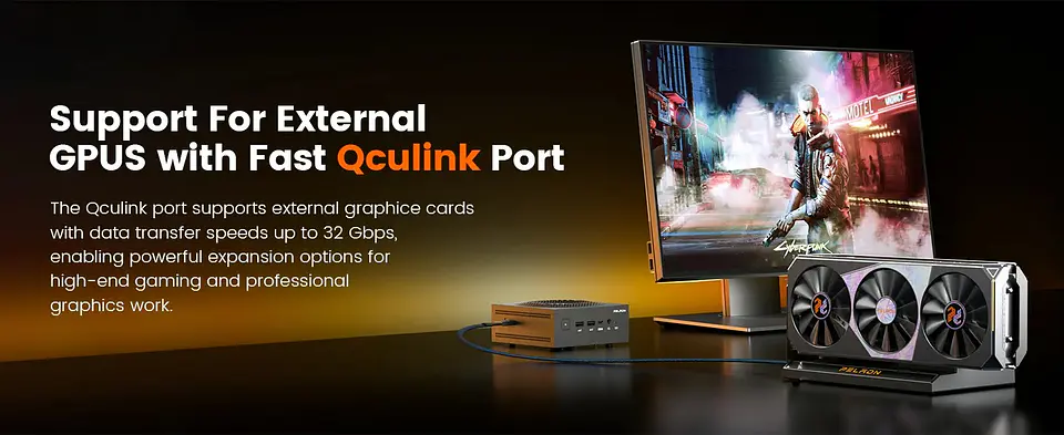 Mini PC PELADN HO5 HX370 Ryzen AI 9 | Potencia Premium con Inteligencia Artificial 13