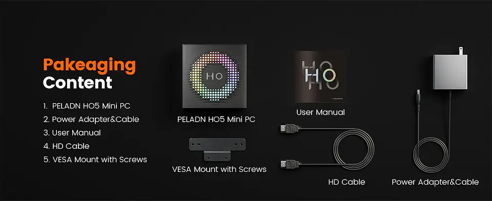 Mini PC PELADN HO5 HX370 Ryzen AI 9 | Potencia Premium con Inteligencia Artificial 17