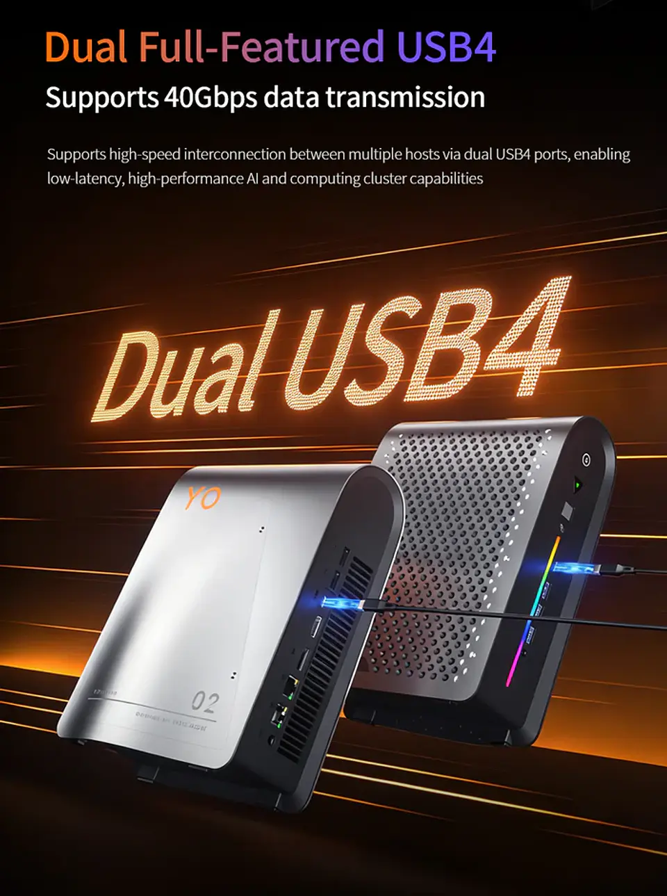Mini PC PELADN YO2 395 Ryzen AI Max+ | Workstation Compacta con 128GB RAM y Windows 11 Pro 16