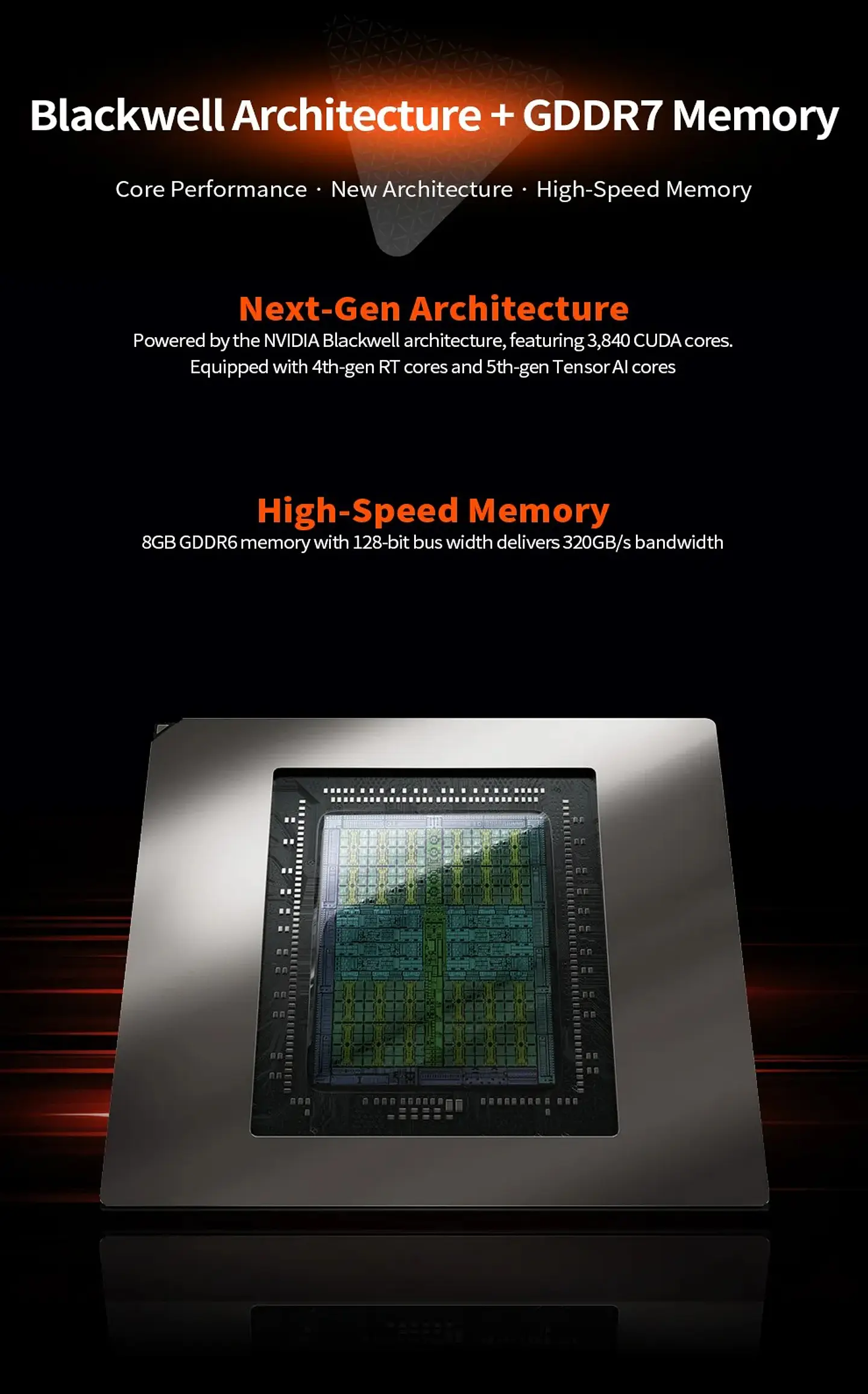 Tarjeta Gráfica PELADN GeForce RTX 5050 8GB GDDR6 ARMOUR | Rendimiento RTX 50 para Gaming y Creación 13