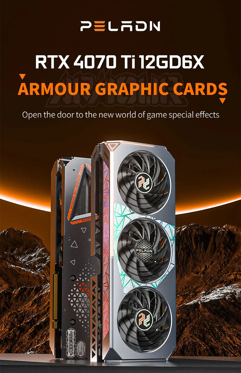 Tarjeta Gráfica PELADN GeForce RTX 4070 Ti 12GB GDDR6X ARMOUR | Potencia para Gaming 1440p, Creación y Alto Rendimiento 7