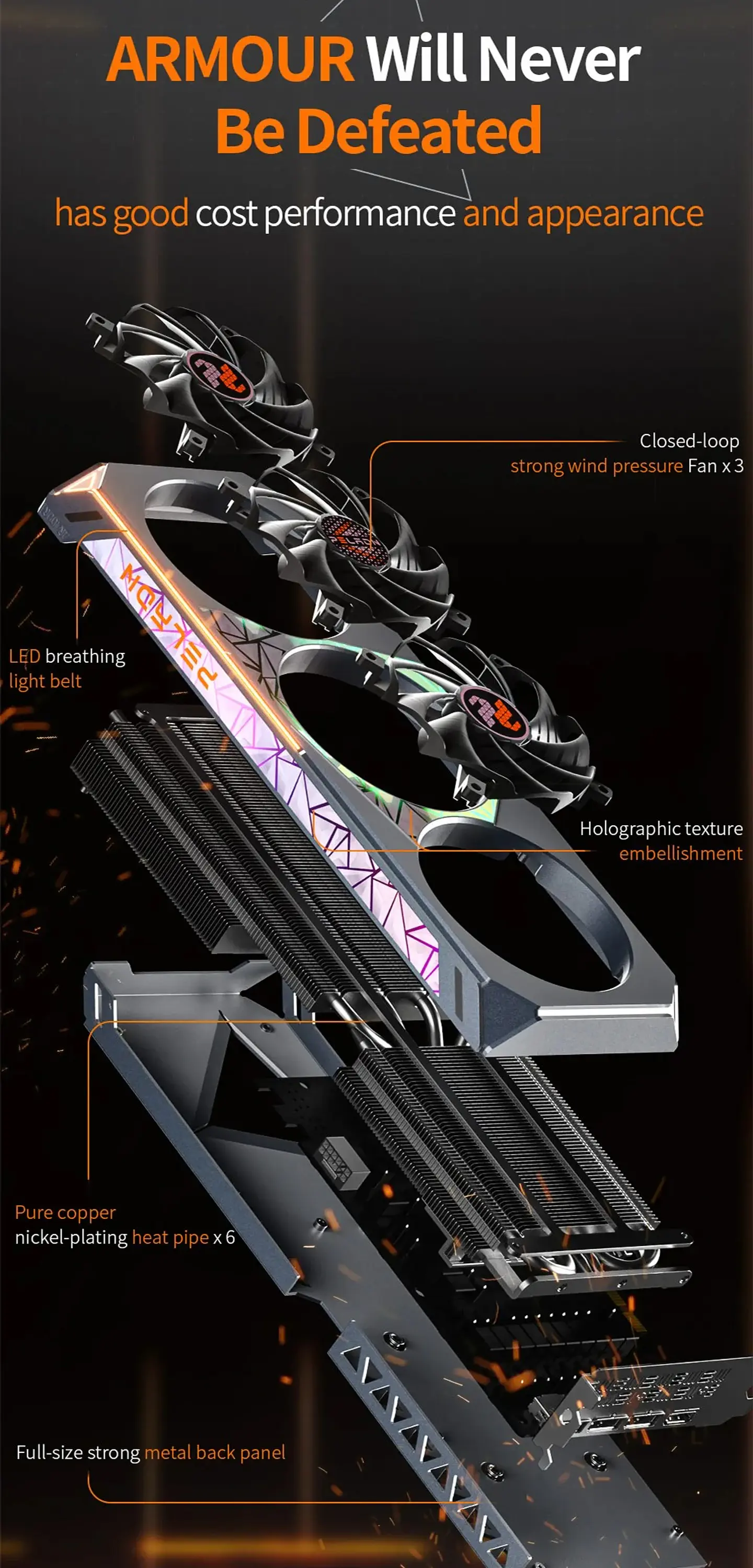 Tarjeta Gráfica PELADN GeForce RTX 4070 Ti 12GB GDDR6X ARMOUR | Potencia para Gaming 1440p, Creación y Alto Rendimiento 11