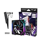 Ventilador PC 120mm ARGB Lovingcool PL-120 Pro Modular RGB Gamer - Miniatura 1