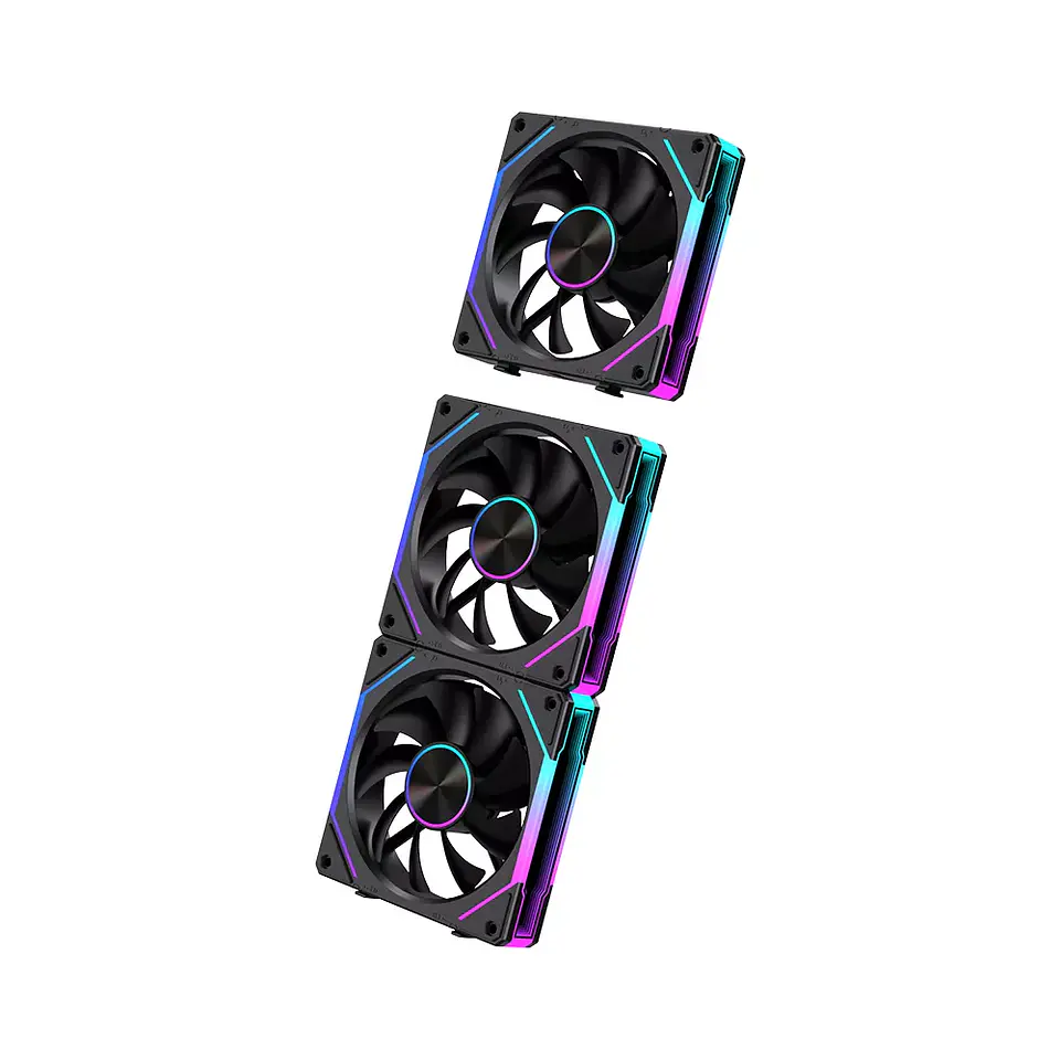 Ventilador PC 120mm ARGB Lovingcool PL-120 Pro Modular RGB Gamer 3