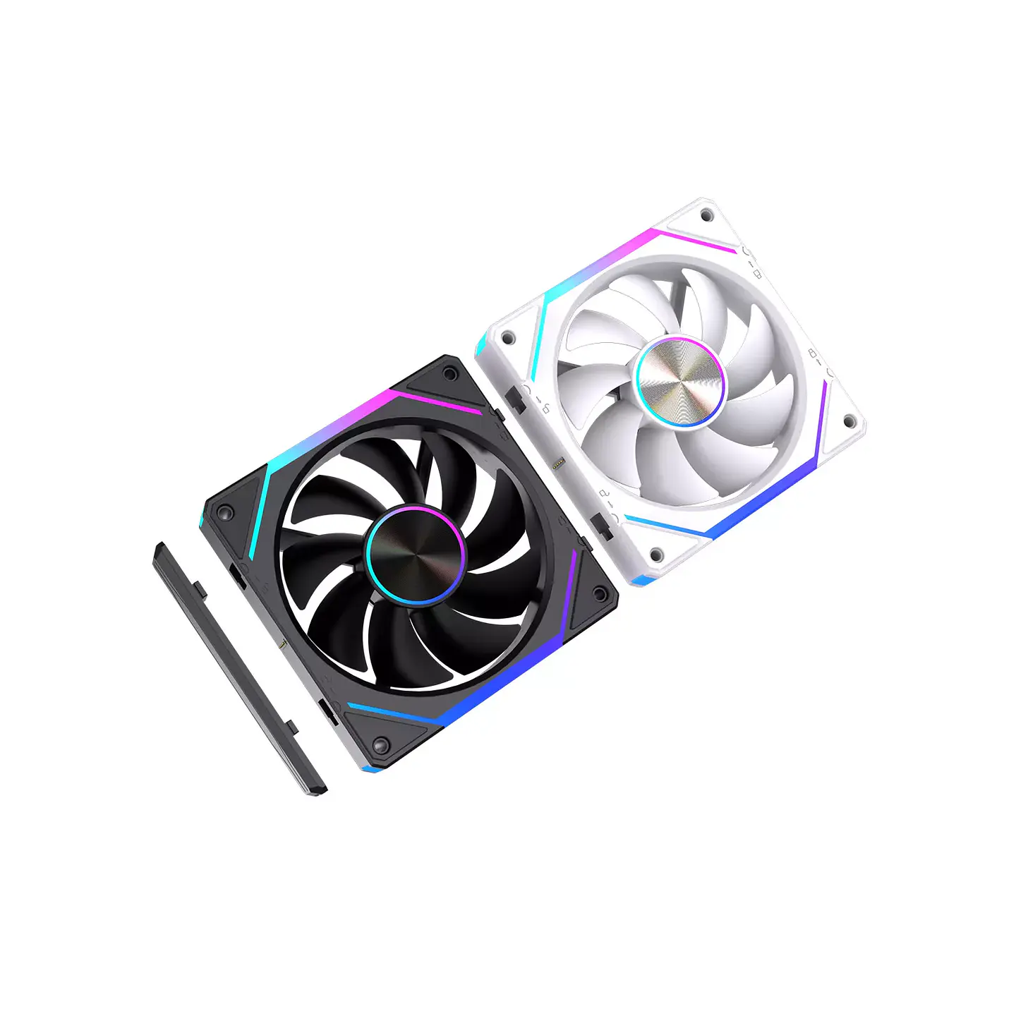 Ventilador PC 120mm ARGB Lovingcool PL-120 Pro Modular RGB Gamer 8