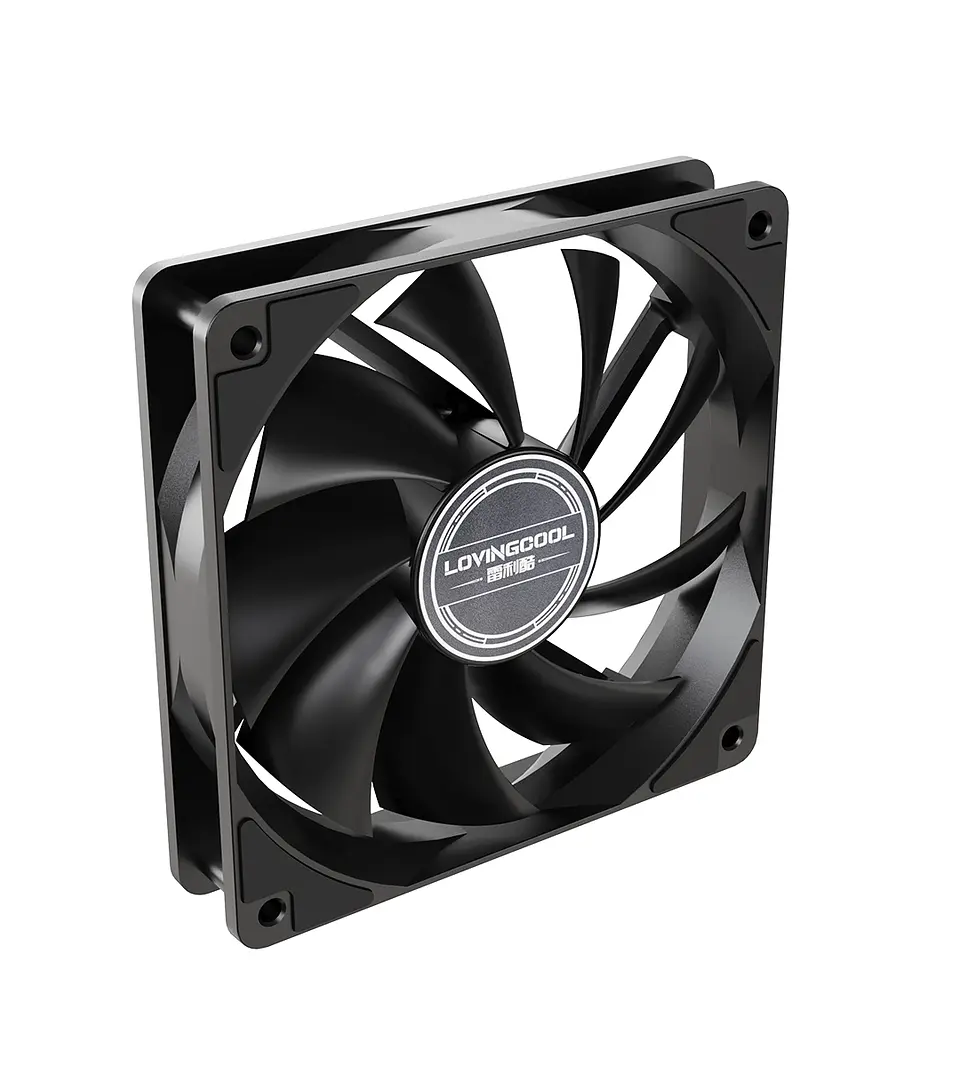 Ventilador PC 120mm Lovingcool DZPKK-120 Negro Sin RGB 1