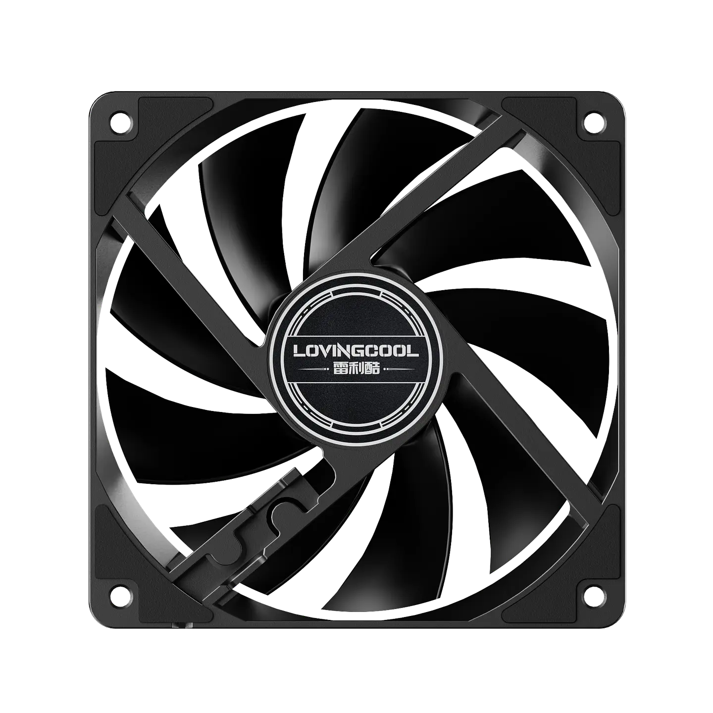 Ventilador PC 120mm Lovingcool DZPKK-120 Negro Sin RGB 2