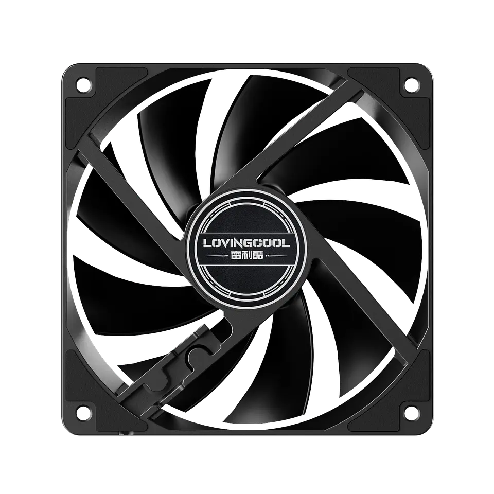 Ventilador PC 120mm Lovingcool DZPKK-120 Negro Sin RGB 2