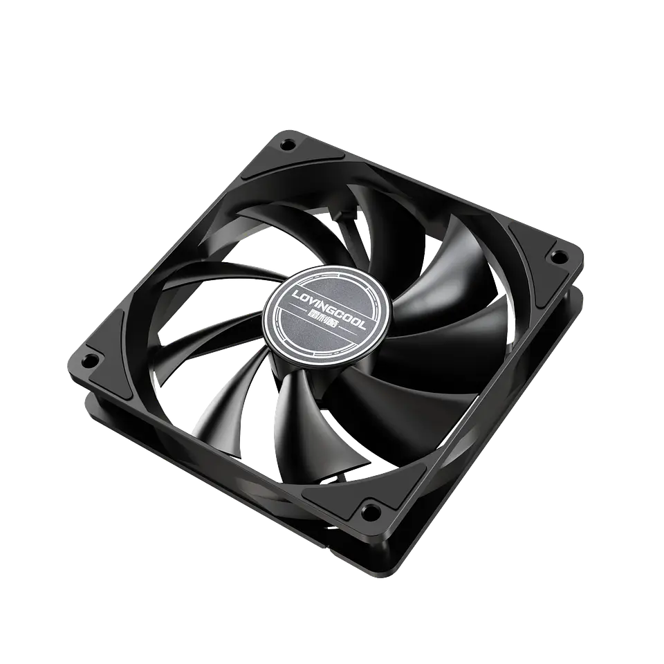 Ventilador PC 120mm Lovingcool DZPKK-120 Negro Sin RGB 4