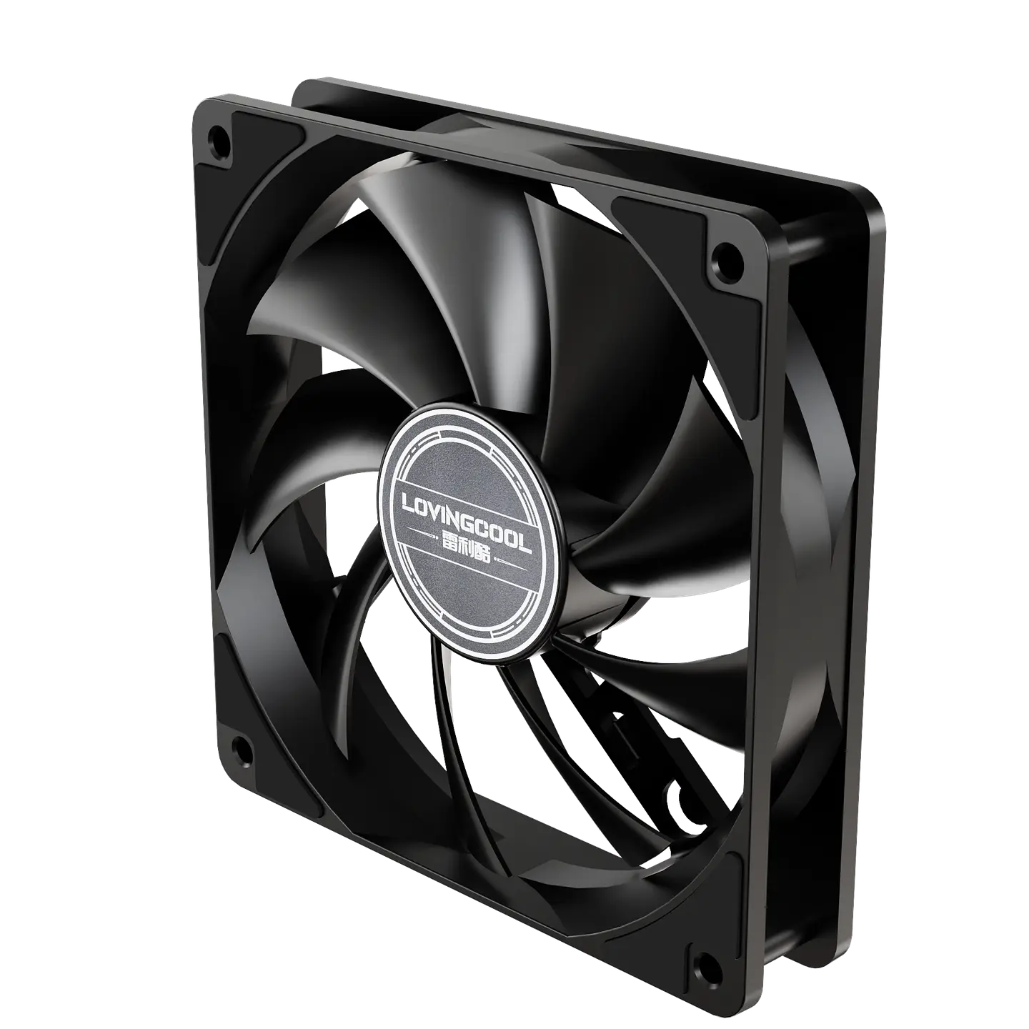 Ventilador PC 120mm Lovingcool DZPKK-120 Negro Sin RGB 5