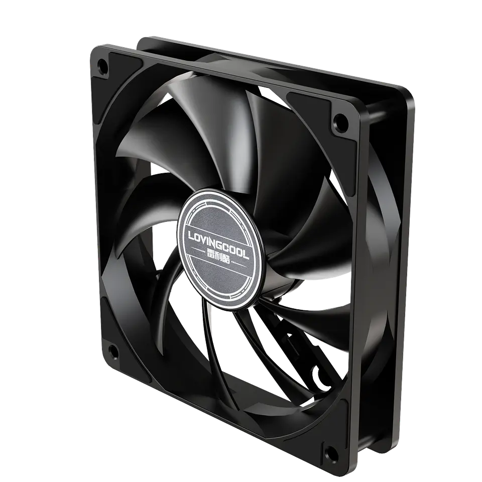 Ventilador PC 120mm Lovingcool DZPKK-120 Negro Sin RGB 5