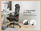 Silla Ergonómica SIHOO B100 Pro | Soporte Lumbar Flotante | Reclinable 135° | Reposabrazos 4D | Malla Premium Oficina / Home Office - Miniatura 2