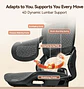 Silla Ergonómica SIHOO B100 Pro | Soporte Lumbar Flotante | Reclinable 135° | Reposabrazos 4D | Malla Premium Oficina / Home Office - Miniatura 4
