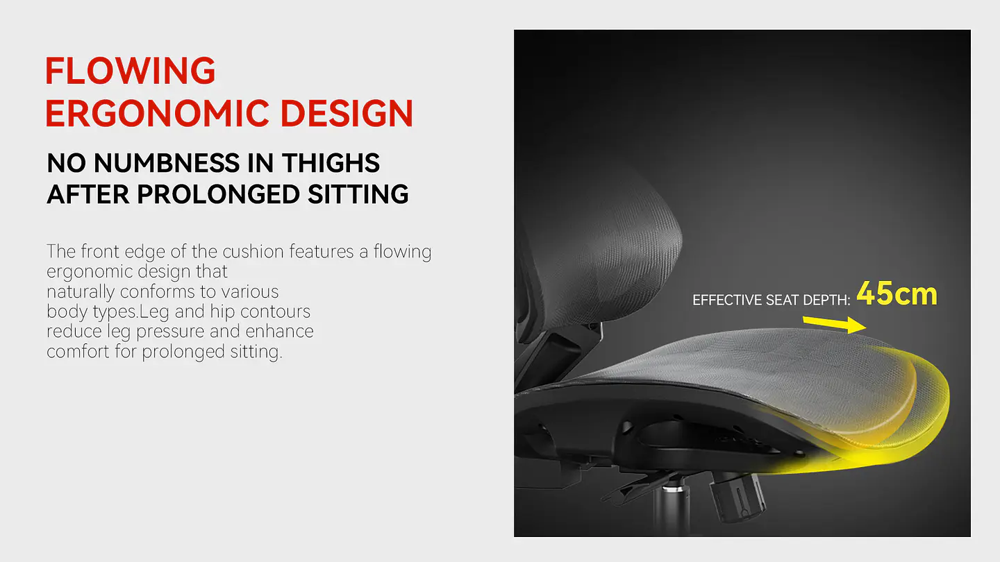 Silla Ergonómica SIHOO X5C Profesional | Ajuste Total 6D | Malla Premium | Oficina / Home Office / Garmer 9