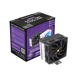Disipador Cooler Enfriador CPU Lovingcool Uk500 5 Heatpipes 215w Pwm 120mm
