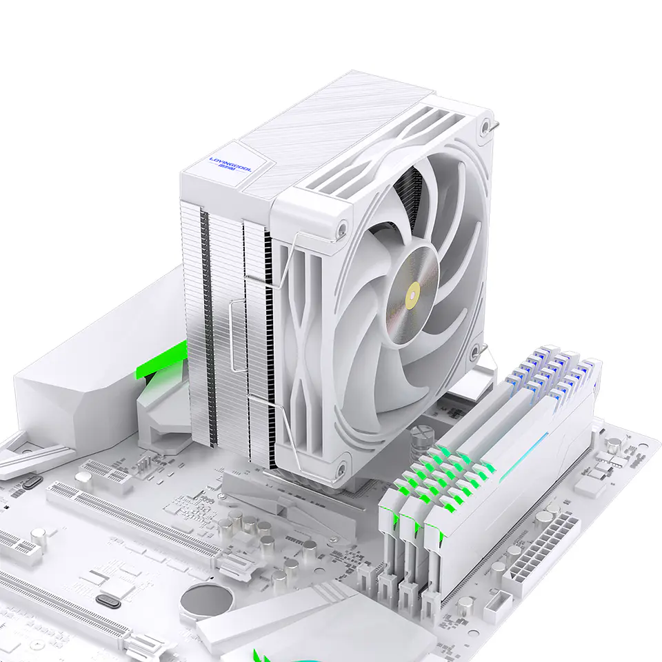 Cooler Cpu Lovingcool Uk500 5 Heatpipes 215w Pwm 120mm 7