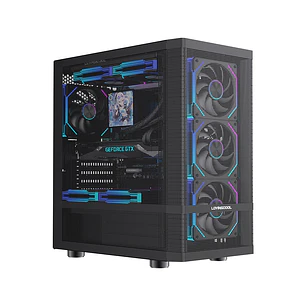 Gabinete Coreforce Full Mesh Metálico Atx Microperforado 