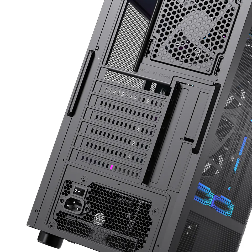 Gabinete Coreforce Full Mesh Metálico Atx Microperforado  6