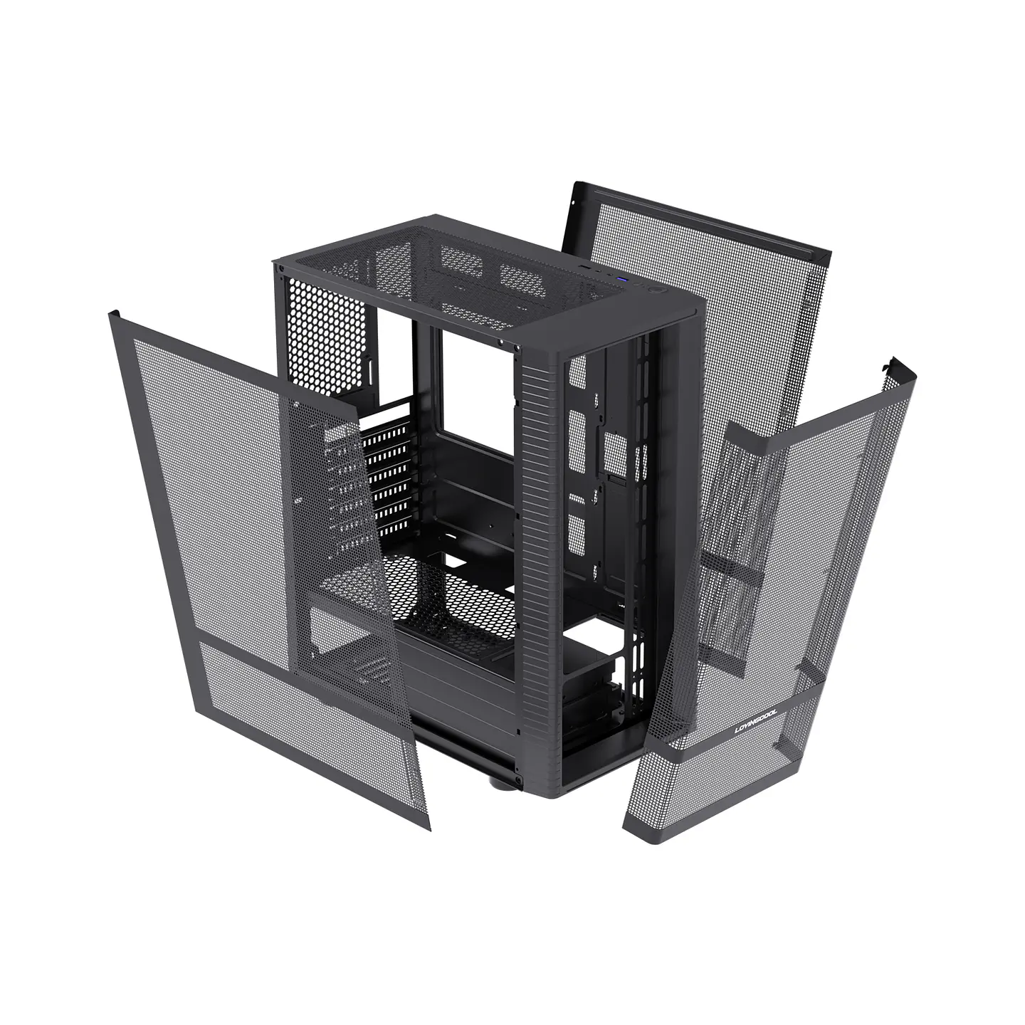 Gabinete Coreforce Full Mesh Metálico Atx Microperforado  7