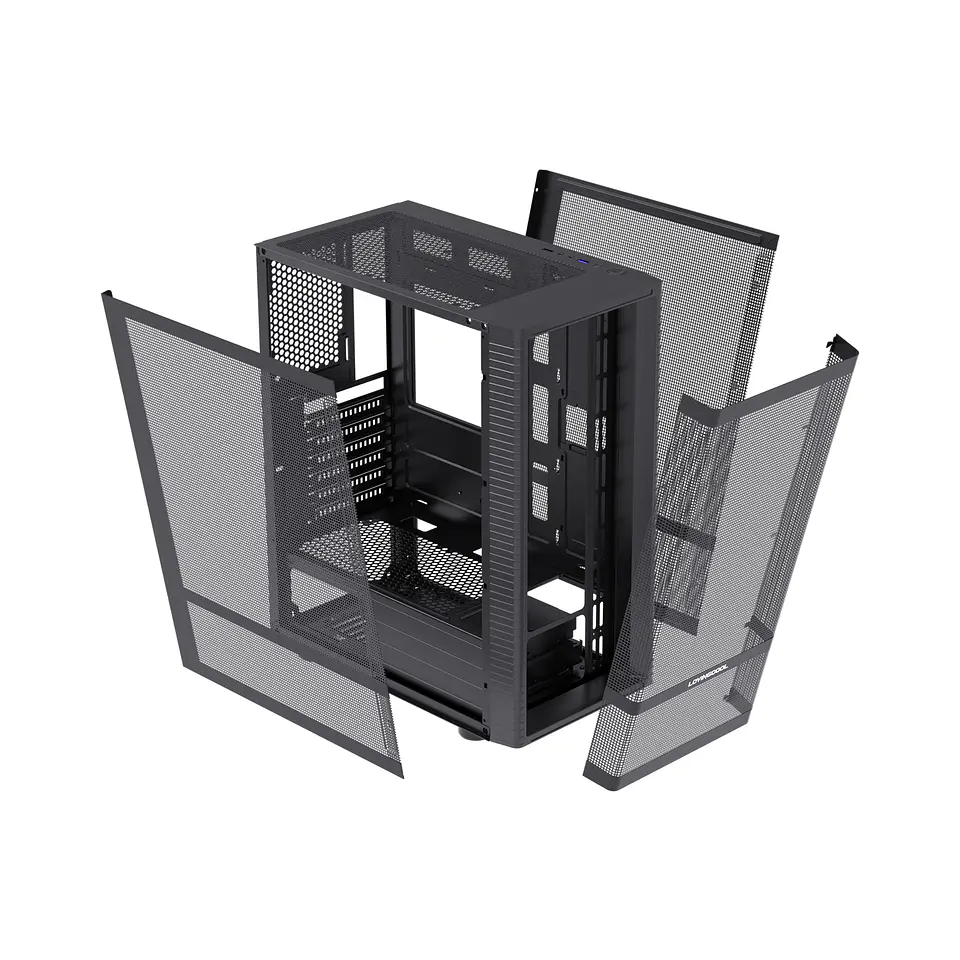 Gabinete Coreforce Full Mesh Metálico Atx Microperforado  7