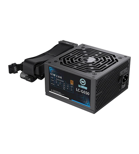 Fuente de Poder Lovingcool LC-G650 650W 80 Plus Bronze ATX para PC Gamer