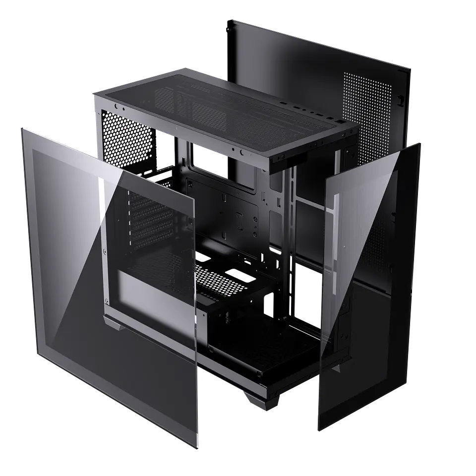 Gabinete Gamer Lovingcool A10 ATX 10 Ventiladores maximo USB 3.0– Blanco o Negro 8