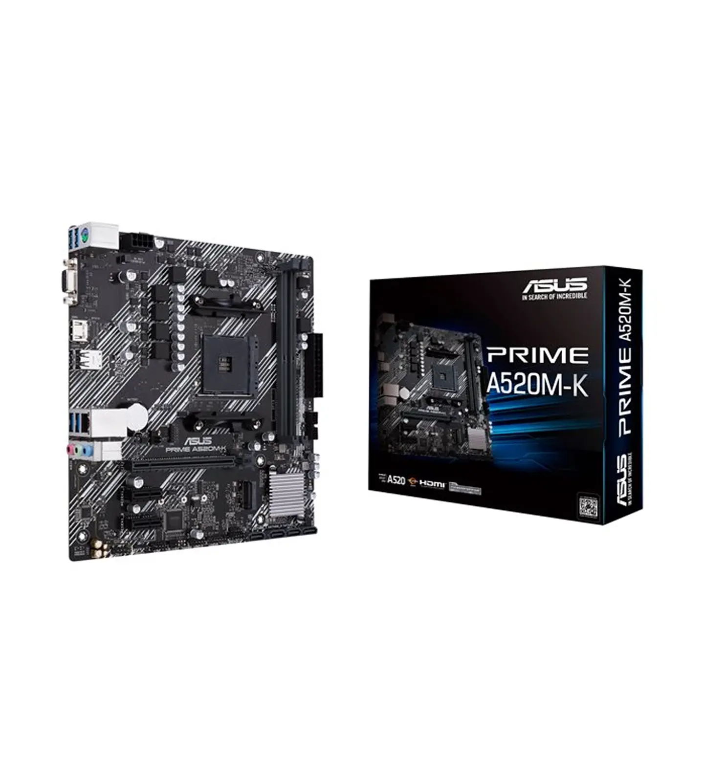Placa Madre ASUS Prime A520M-K AM4 DDR4 M.2 Micro-ATX 1