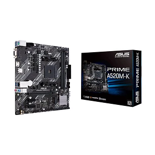 Placa Madre ASUS Prime A520M-K AM4 DDR4 M.2 Micro-ATX