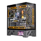Gabinete Gamer CoreForce A20 ATX con Pantalla LCD 5.5” – Vidrio Panorámico y Hasta 9 Ventiladores - Miniatura 6