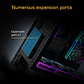 Gabinete Gamer CoreForce A20 ATX con Pantalla LCD 5.5” – Vidrio Panorámico y Hasta 9 Ventiladores - Miniatura 10