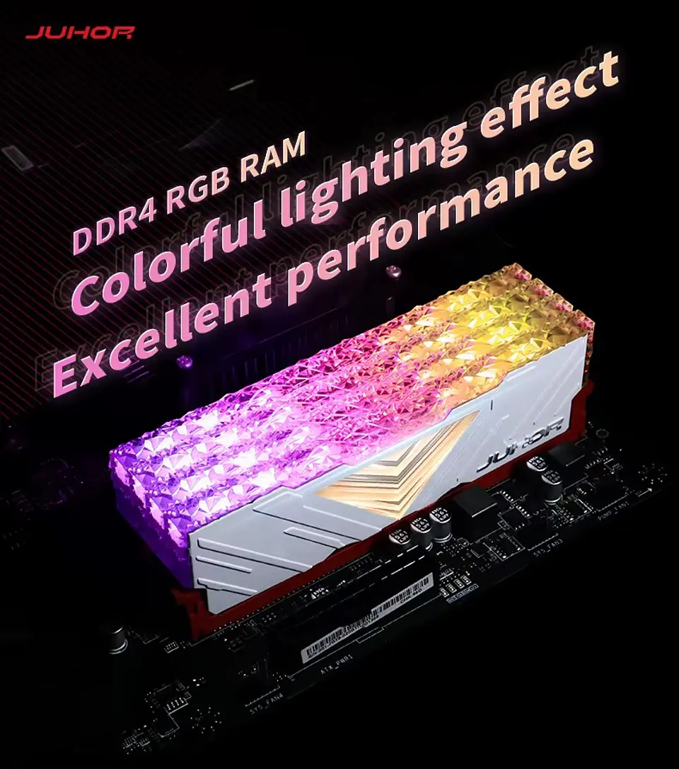 Memoria RAM JUHOR DDR4 Desktop RGB  32GB 3200MHz (2X16GB) 3