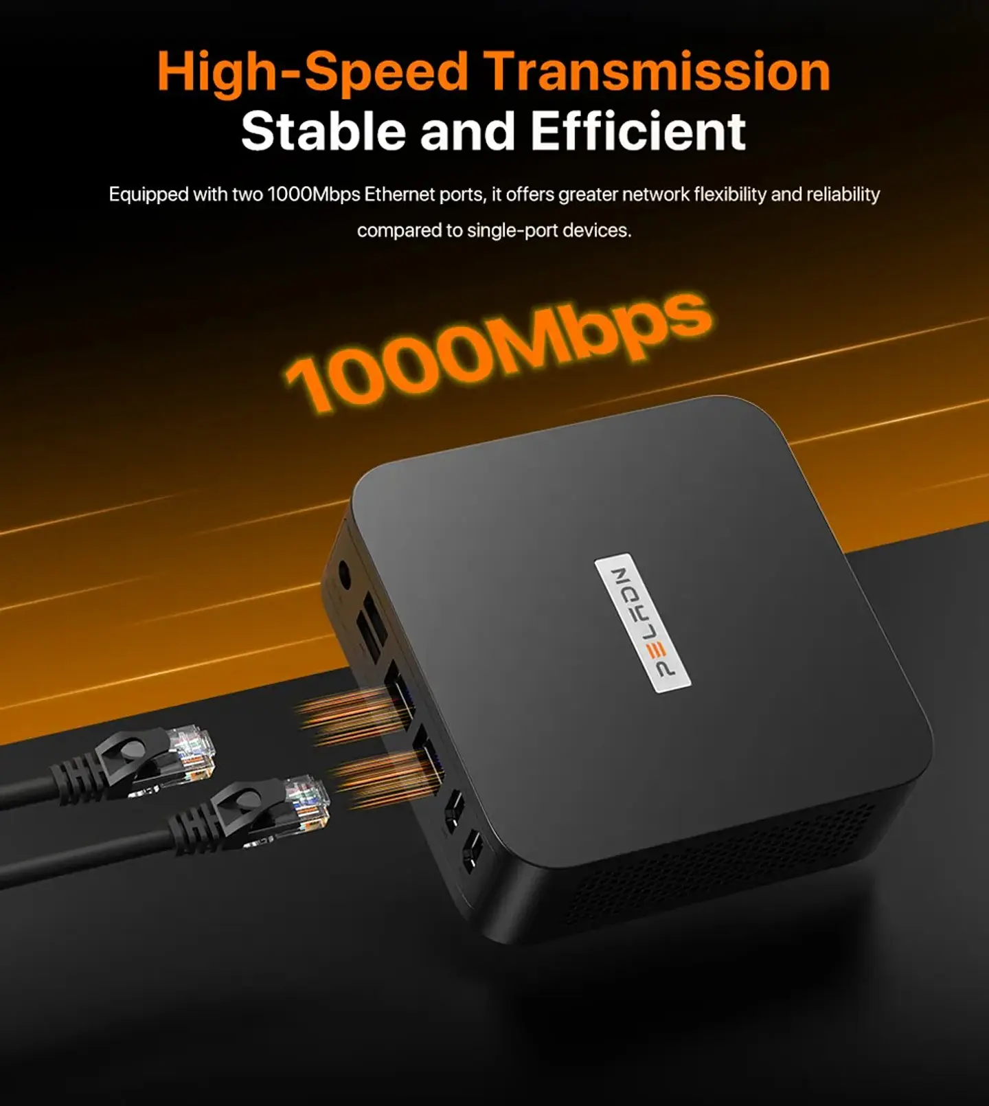 Mini PC PELADN Wi-8 Intel N150 16GB RAM 512GB SSD Windows 11 Pro, Triple Pantalla y Doble LAN 7