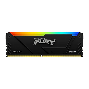 Memoria RAM 8GB DDR4 3200MHz DIMM CL16 Non-ECC 1.35V 288p Kingston FuryBeastRGB