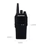 X2 Radio Bf-1909 Uhf, Profesional Baofeng, Alta Potencia Bandas De Frecuencia Dual Band Color Negro - Miniatura 3