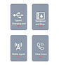 X2 Radio Bf-1909 Uhf, Profesional Baofeng, Alta Potencia Bandas De Frecuencia Dual Band Color Negro - Miniatura 4