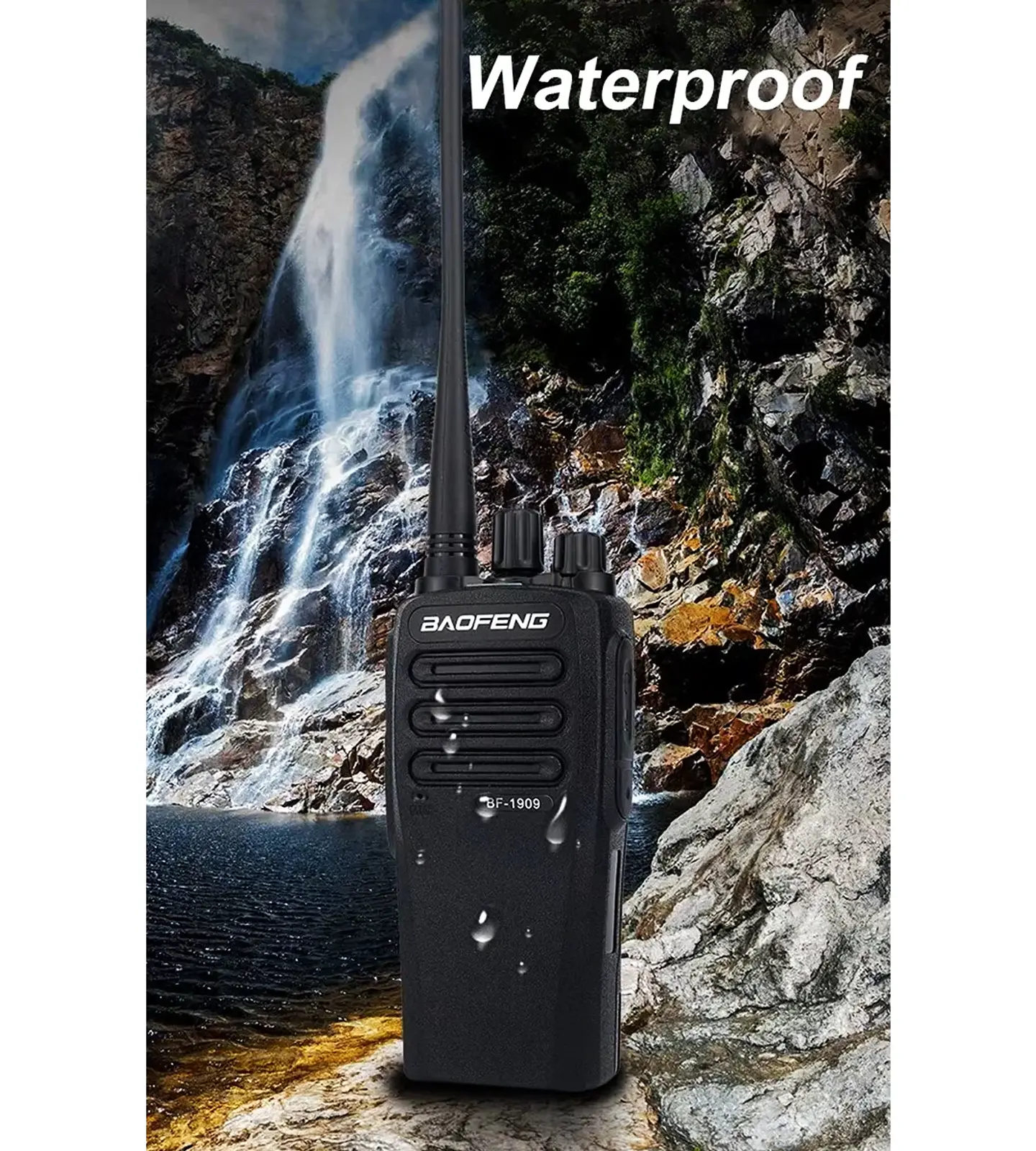 X2 Radio Bf-1909 Uhf, Profesional Baofeng, Alta Potencia Bandas De Frecuencia Dual Band Color Negro 8