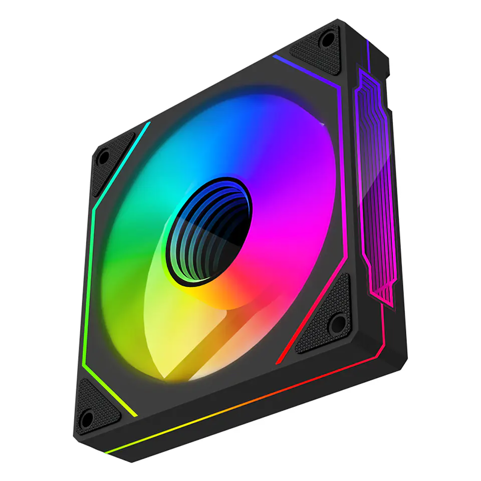 Ventilador Pc Gamer 4pines Coreforce 120mm Argb  Pwm 55 Cfm 3