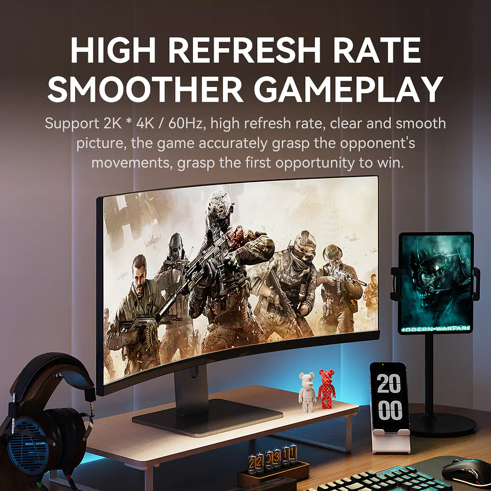 Cable DisplayPort Veggieg 4K 60Hz y 2K 144Hz 1.5 y 3 Metros  3
